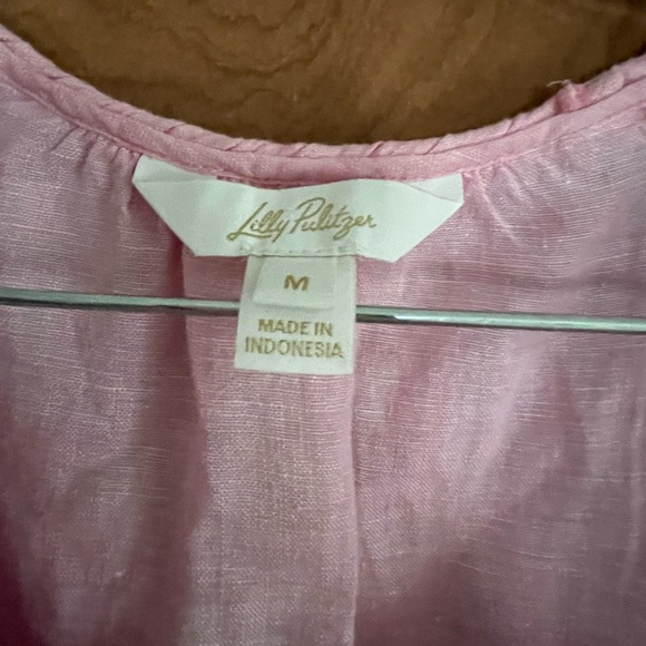 Lilly Pulitzer beautiful pink Calais top - Picture 5 of 5